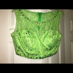 A Green Prom Dress